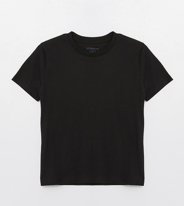 Solid Short Sleeves Casual T-Shirt