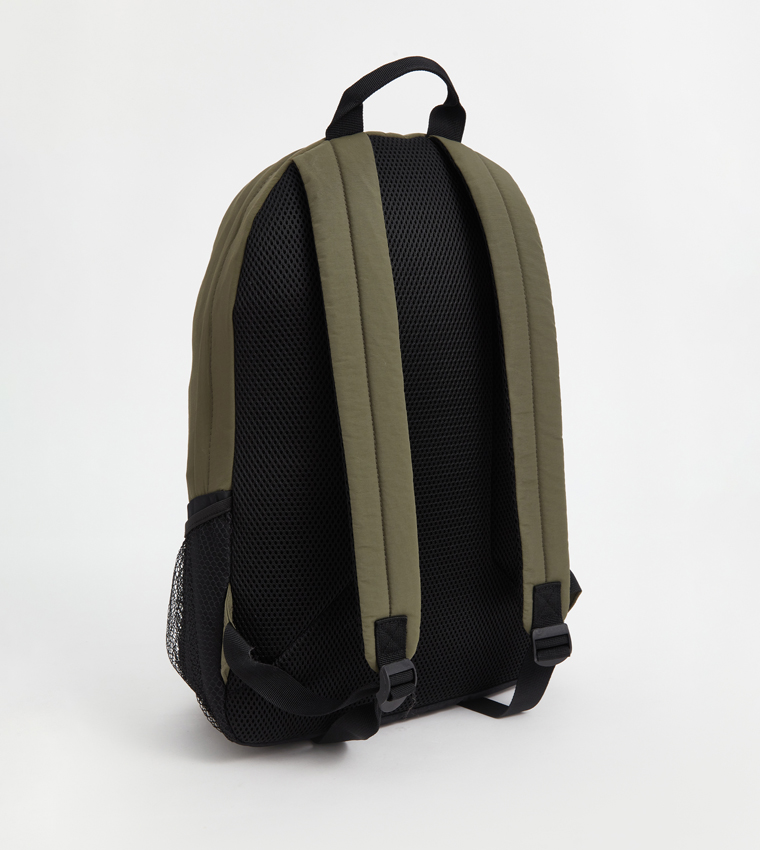 Color Block Zippered Backpack