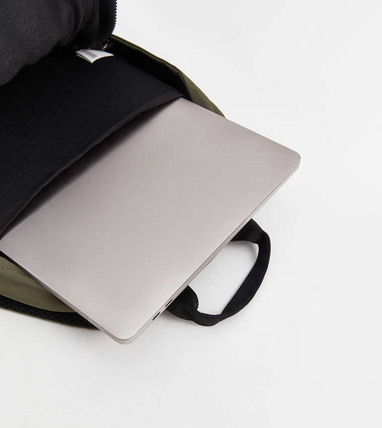 Color Block Zippered Backpack