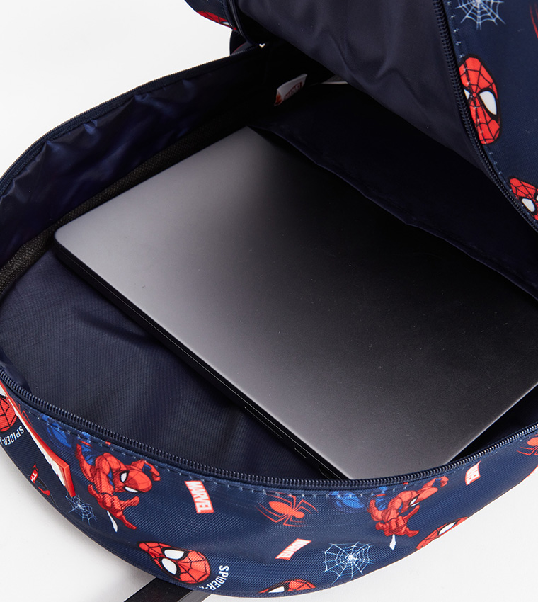 Spider-Man Printed Trolley Backpack