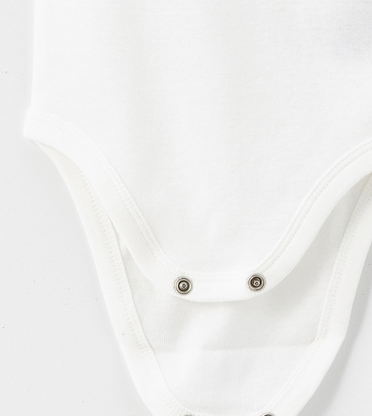 2-Pack Solid Snap Bodysuit