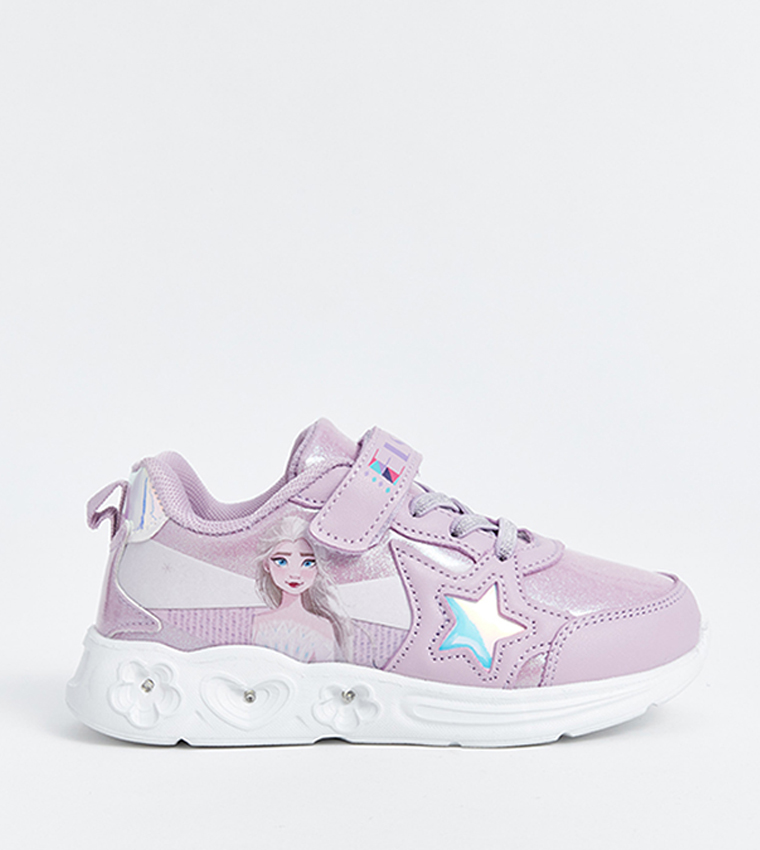 Elsa Printed Illuminated Sole Sneakers