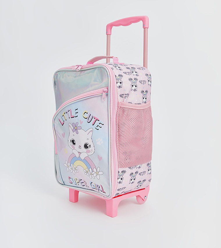 Printed Trolley Backpack