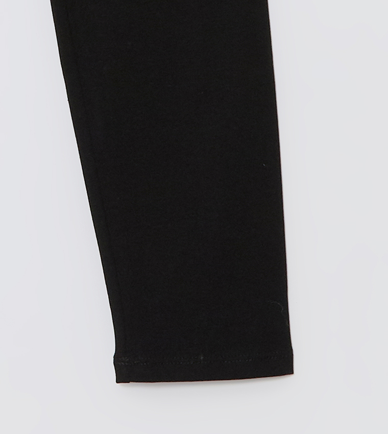 Printed Elastic Waist Leggings