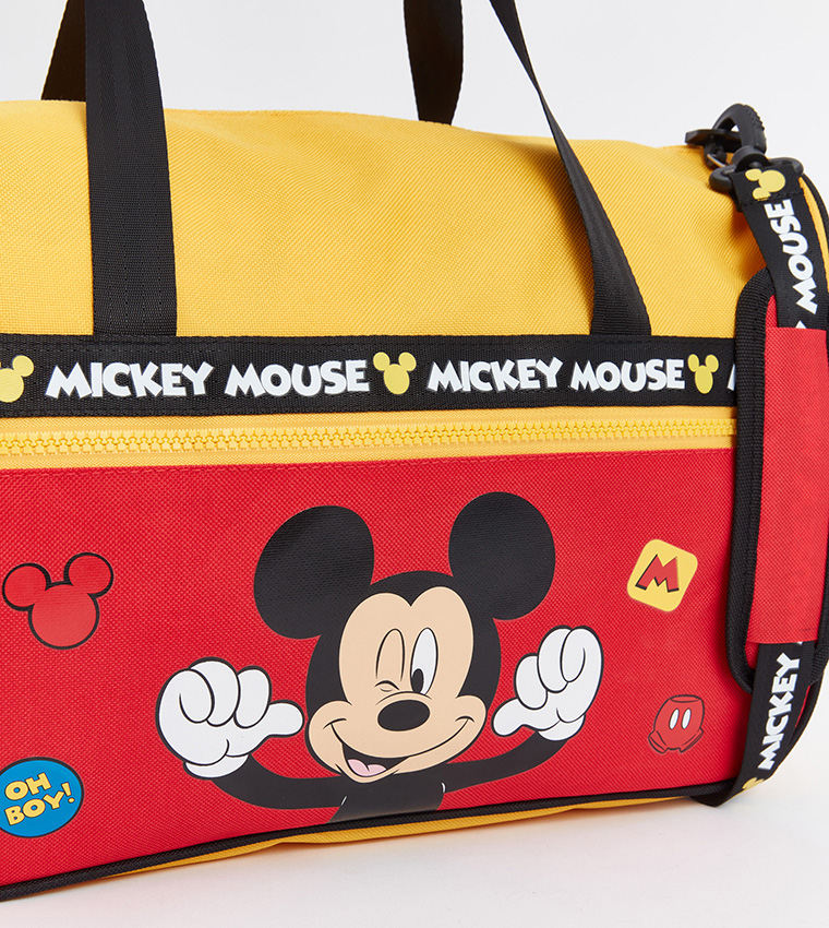 Mickey Mouse Printed Sports Bag