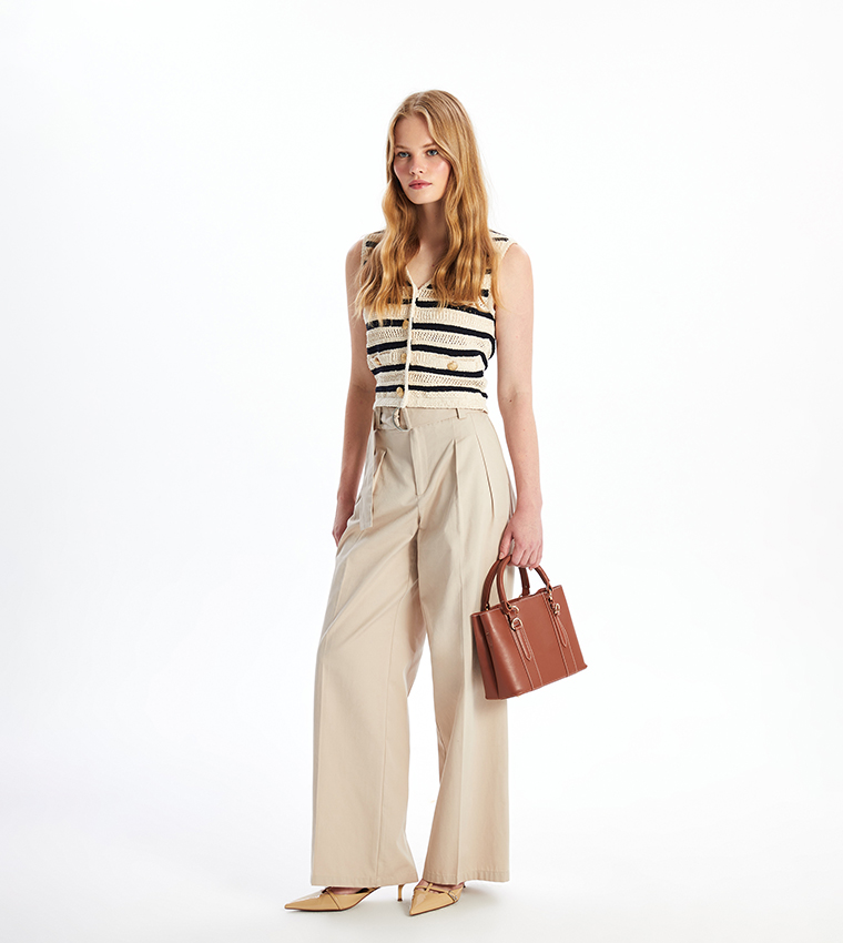 Zippered Satchel Bag