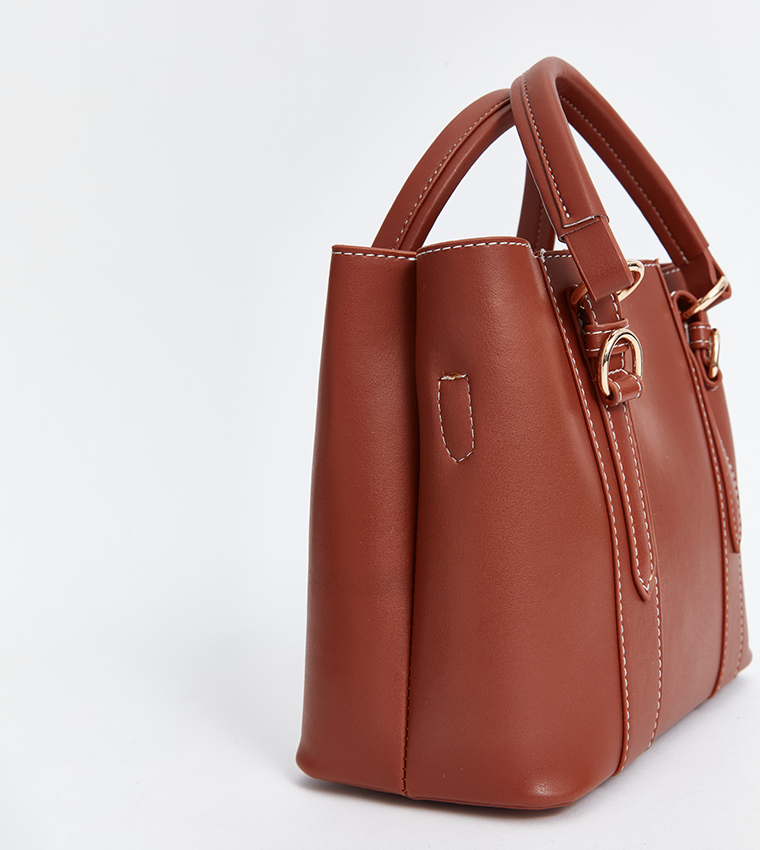 Zippered Satchel Bag