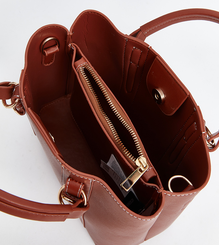 Zippered Satchel Bag