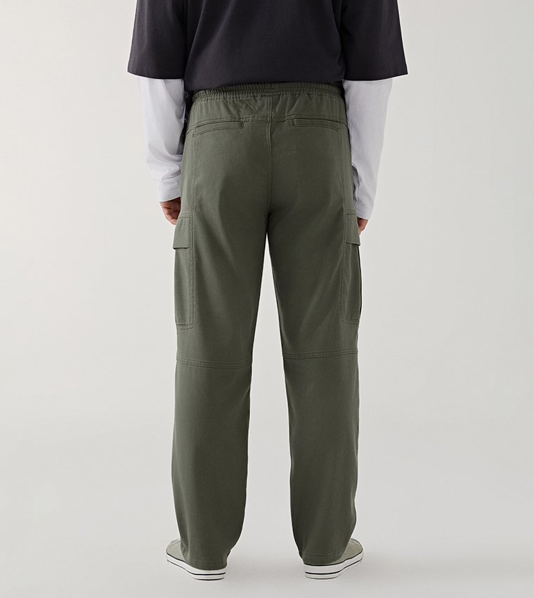 Mid Rise Comfortable Fit Trousers