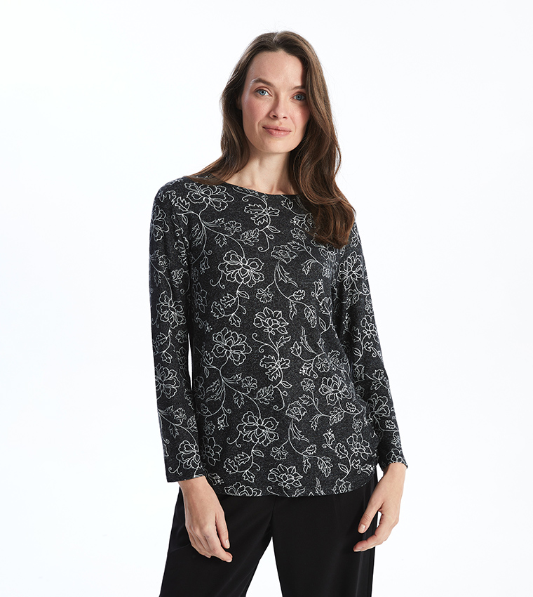 Polka Dots Long Sleeves Top