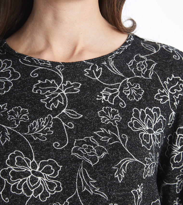 Polka Dots Long Sleeves Top