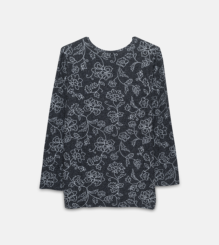 Polka Dots Long Sleeves Top