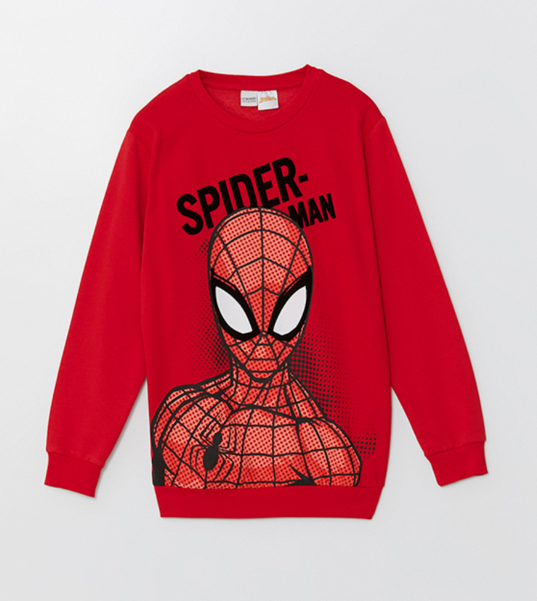 Spiderman Printed Sweatsuit Set