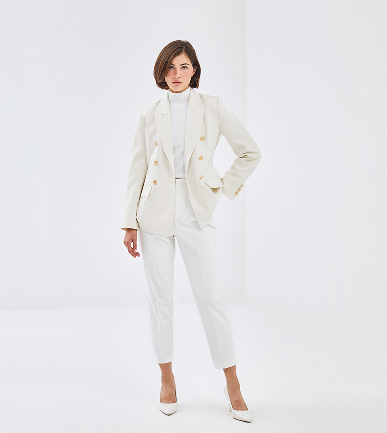 High Waist Slim Fit Pants