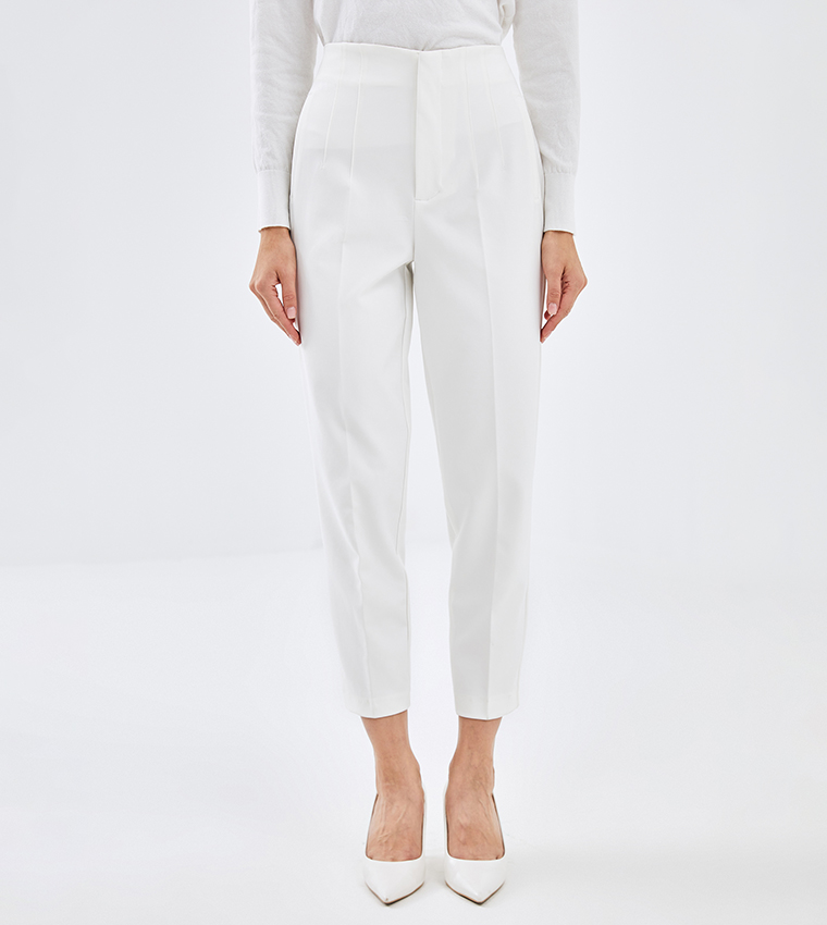 High Waist Slim Fit Pants