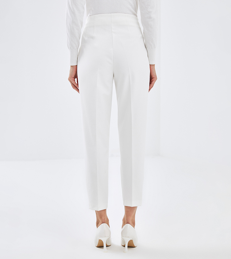 High Waist Slim Fit Pants