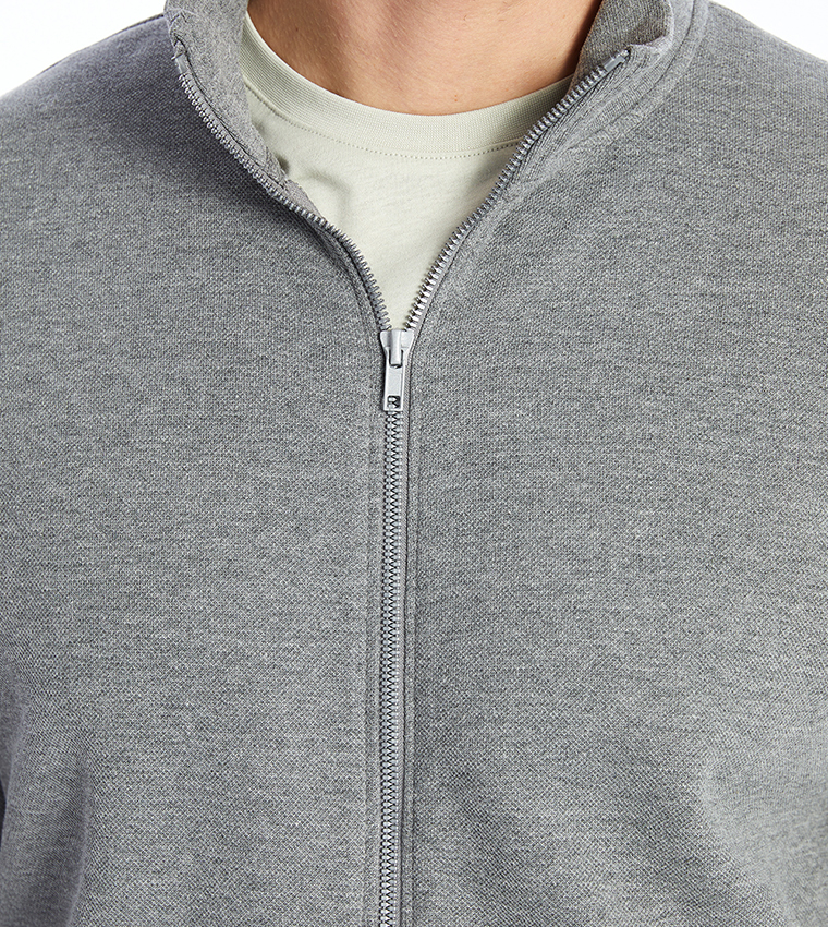 جاكيت كم طويل بسحاب 