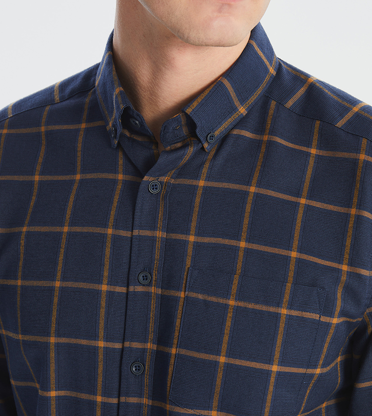 Plaid Long Sleeves Casual Shirt