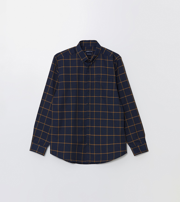 Plaid Long Sleeves Casual Shirt