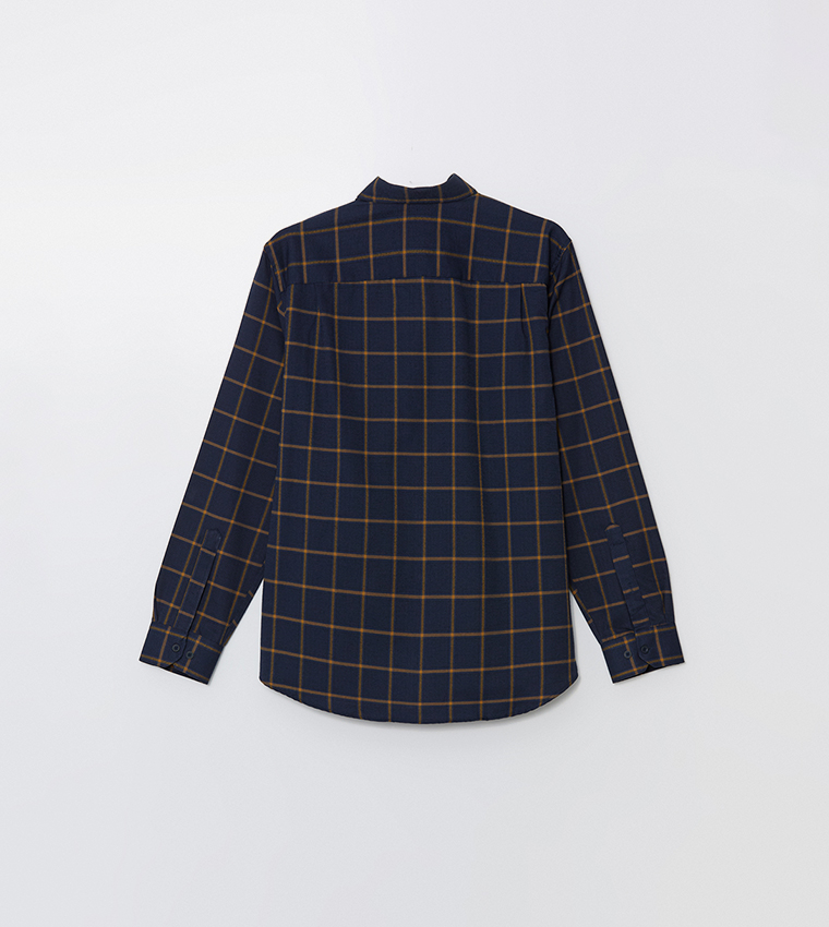 Plaid Long Sleeves Casual Shirt