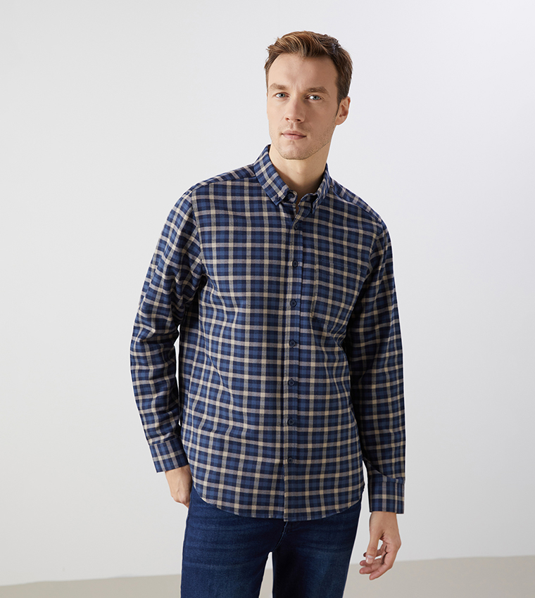 CLASSIC Plaid Long Sleeves Shirt