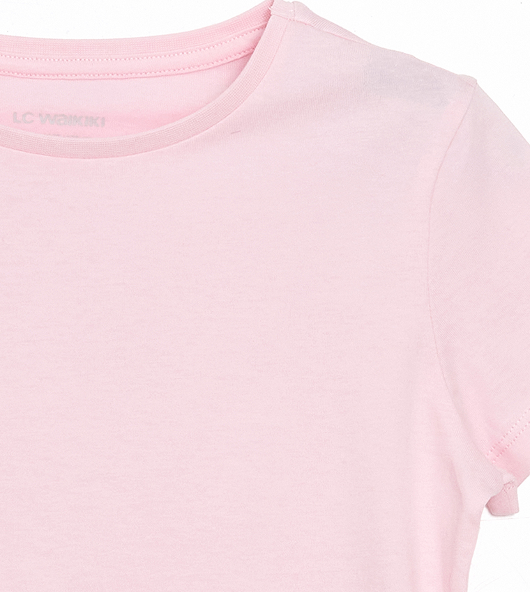 تيشيرت كاجوال بأكمام قصيرة