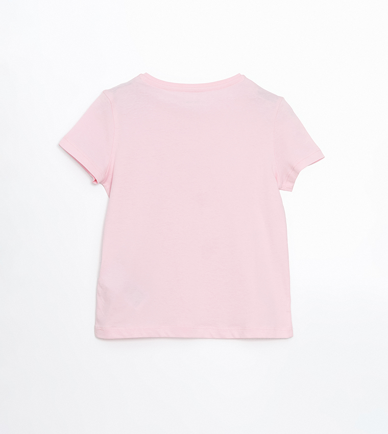 تيشيرت كاجوال بأكمام قصيرة