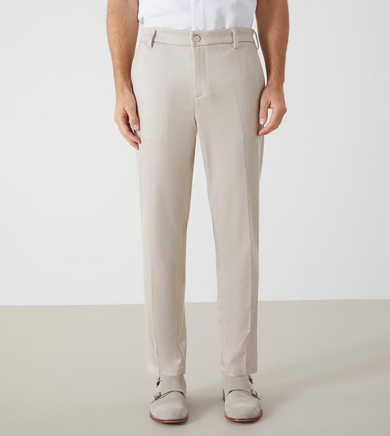 Solid Slim Fit Chinos