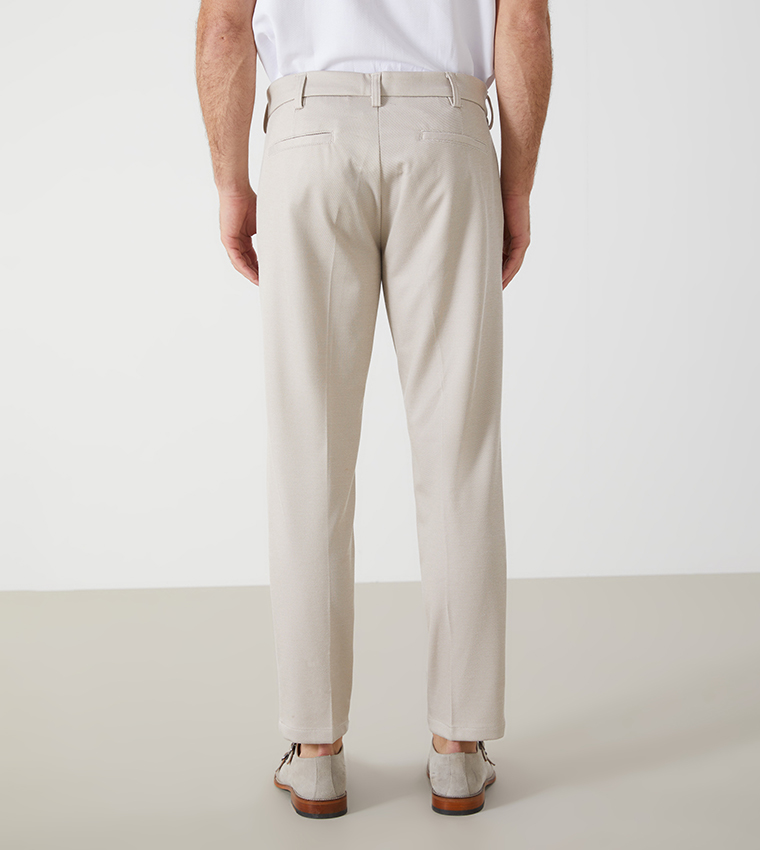 Solid Slim Fit Chinos