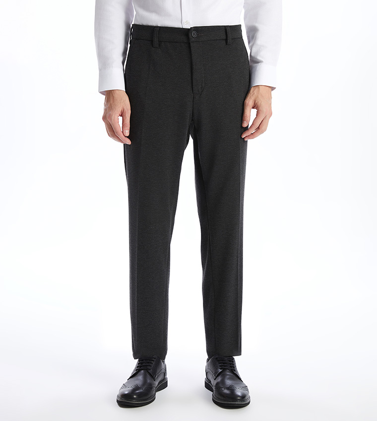 Solid Slim Fit Chinos