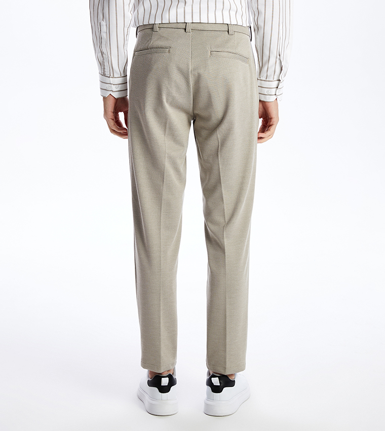 Solid Slim Fit Chinos