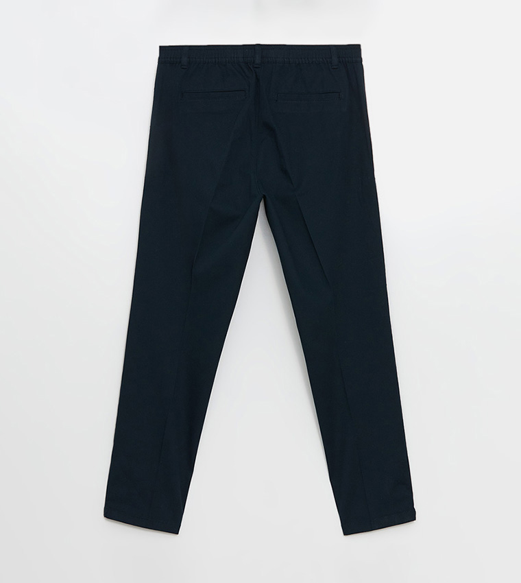 Standard Fit Gabardine Pleated Chinos