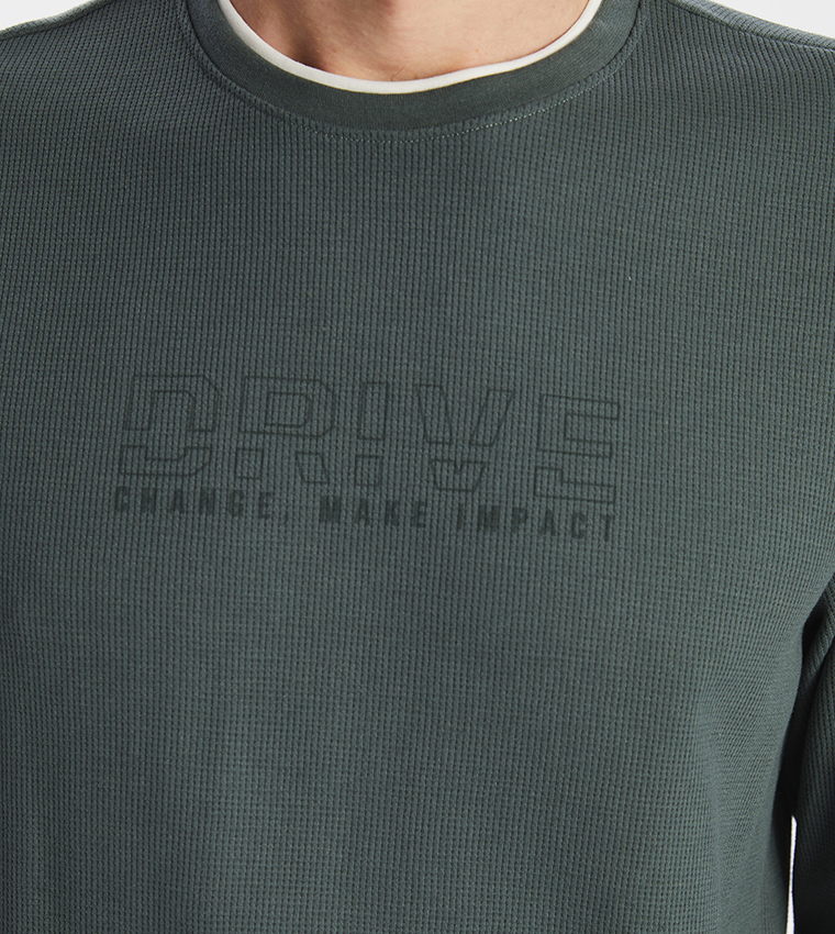 Printed Long Sleeves Sweatshirt