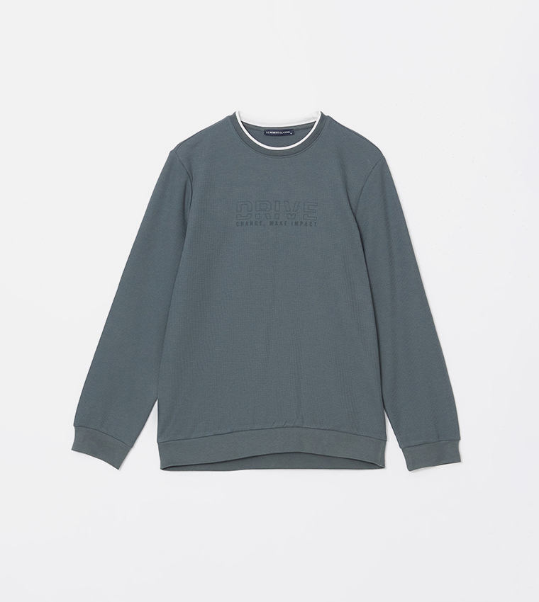 Printed Long Sleeves Sweatshirt