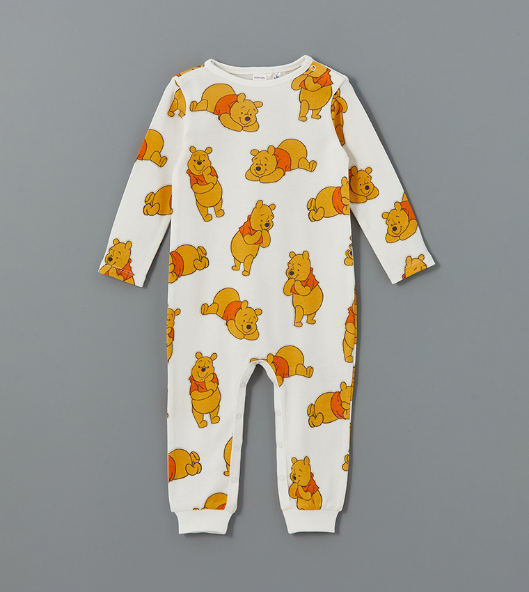 Pack of 2 Winnie The Pooh Printed Rompers