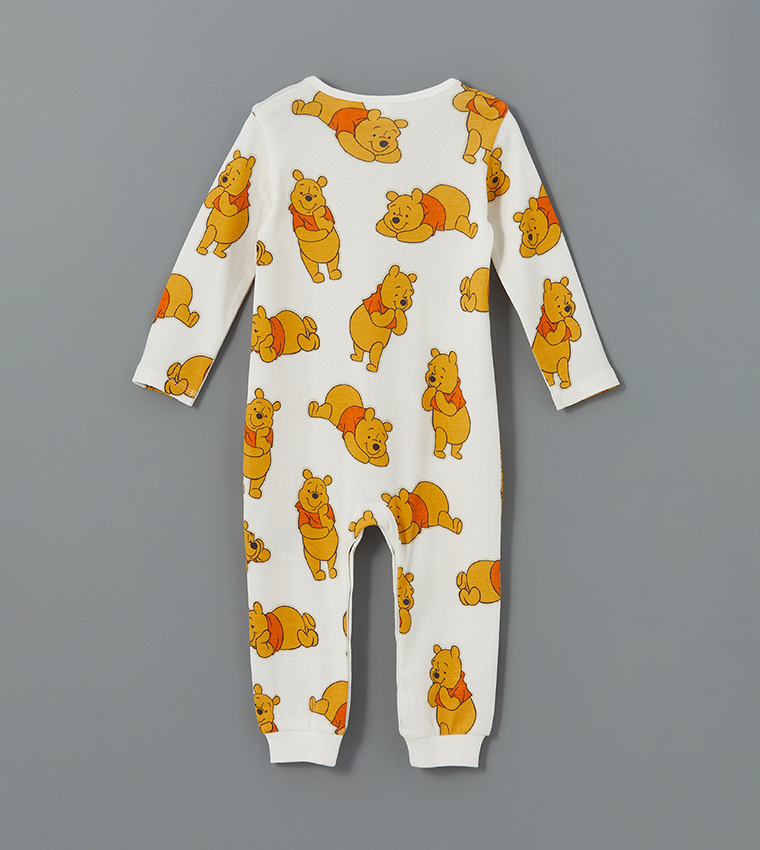 Pack of 2 Winnie The Pooh Printed Rompers