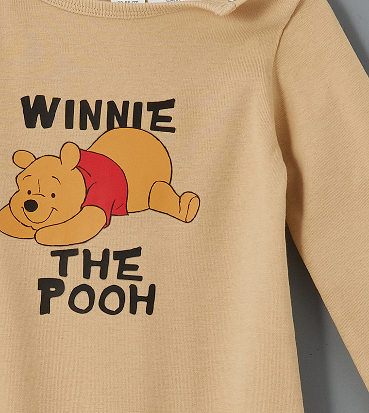 Pack of 2 Winnie The Pooh Printed Rompers