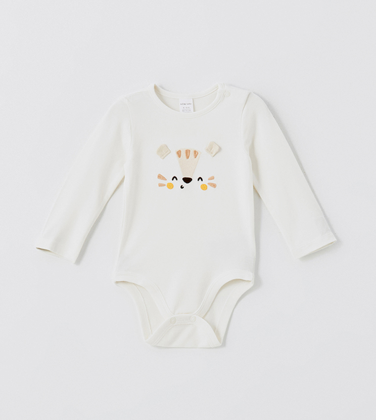 Printed Long Sleeves Bodysuit and Leggings Set