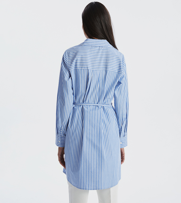 Striped Long Sleeves Tunic