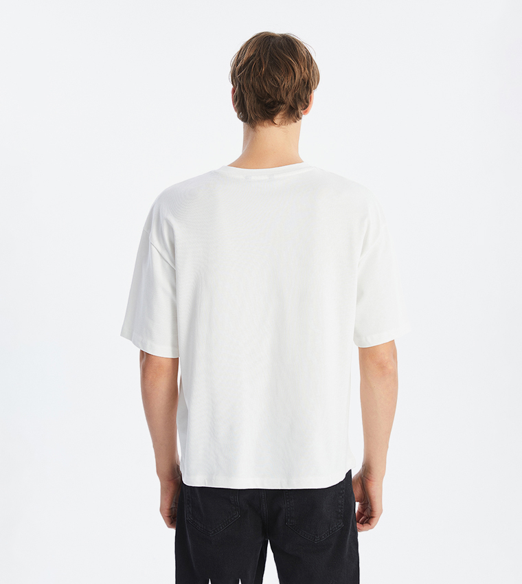 Solid Crew Neck T-Shirt
