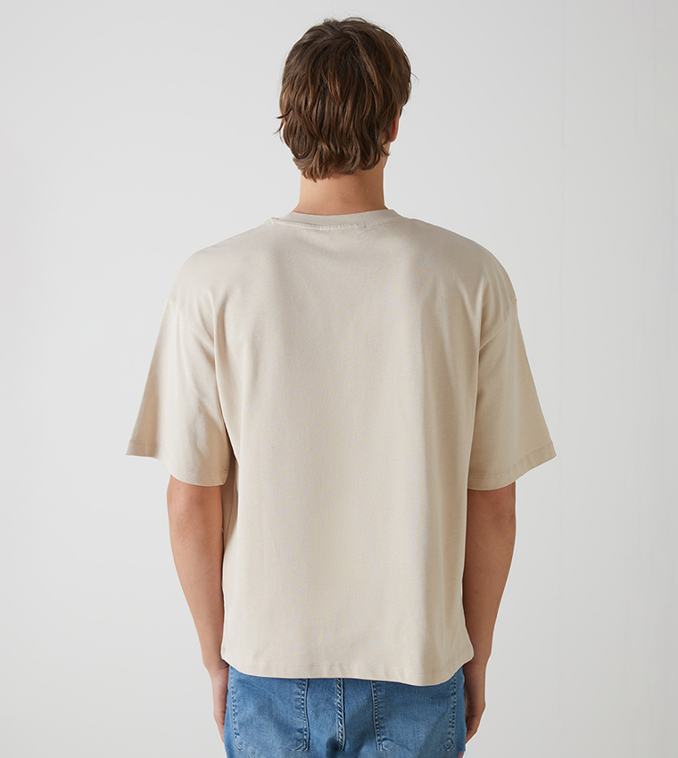 Solid Crew Neck T-Shirt