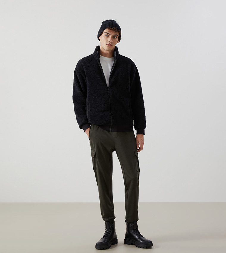 Drawstring Waist Standard Fit Joggers