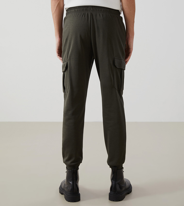 Drawstring Waist Standard Fit Joggers