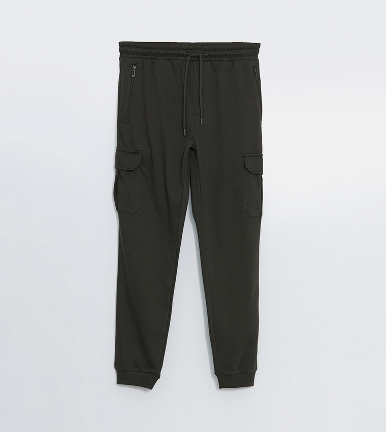Drawstring Waist Standard Fit Joggers