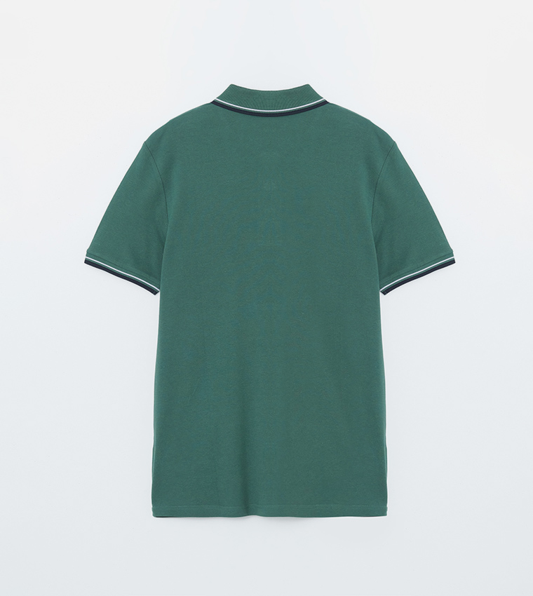 Solid Short Sleeves Pike Polo T-Shirt