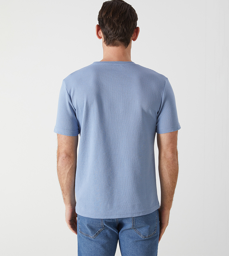 Solid Crew Neck T-Shirt