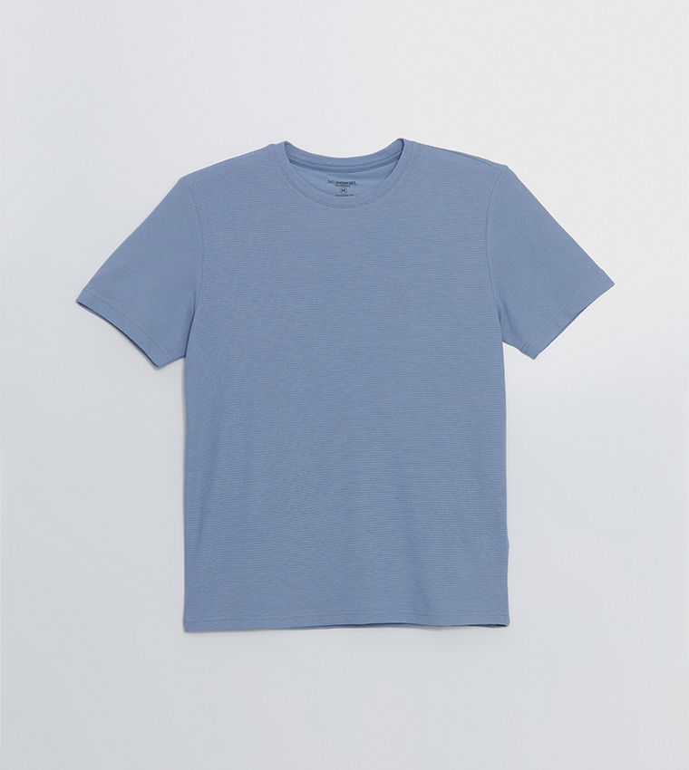Solid Crew Neck T-Shirt