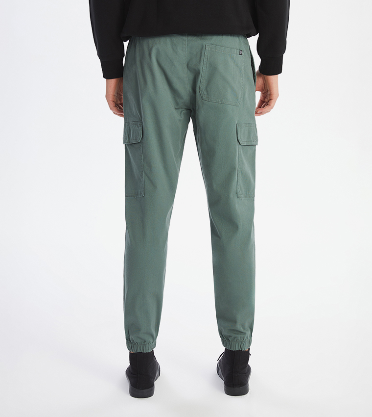 Drawstring Waist Jogger Pants