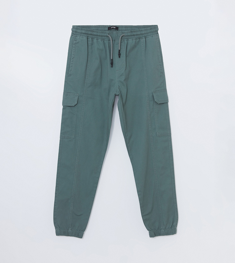 Drawstring Waist Jogger Pants
