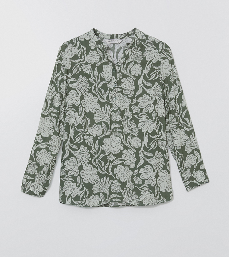 Printed Long Sleeves Top